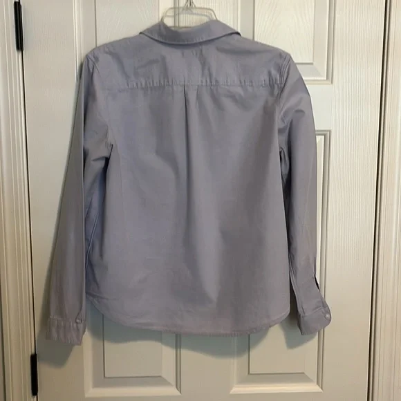 Banana Republic Button Down Cotton Blend Shirt MED - Picture 3 of 4